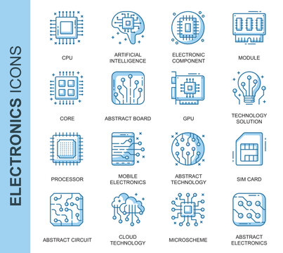 Banking and Payment Thin Line Business Icons Collection