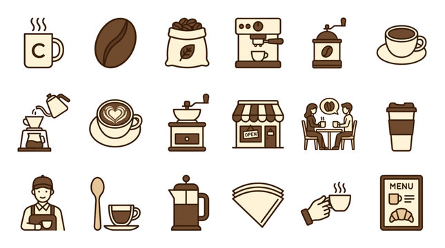 Coffee preparation and enjoyment in a cozy caf? setting (1)