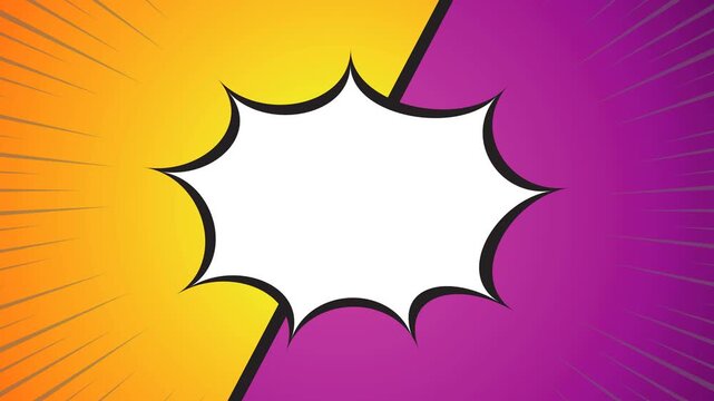 Animated footage of an anime fight scene in comic panel form, featuring halftone action lines. Perfect for manga covers, comic panels, or animation projects.