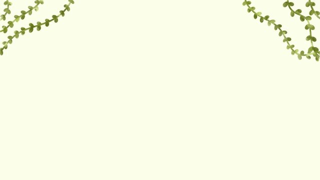 floral frame hand draw design