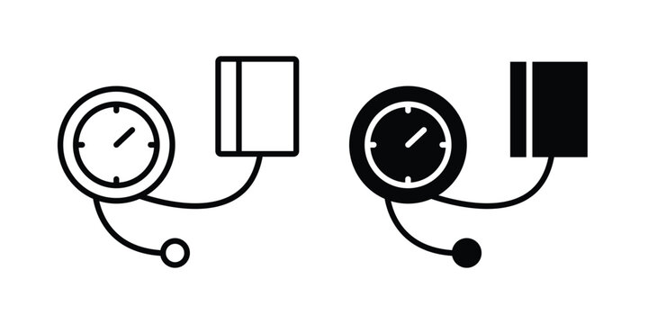 Blood pressure meter icon