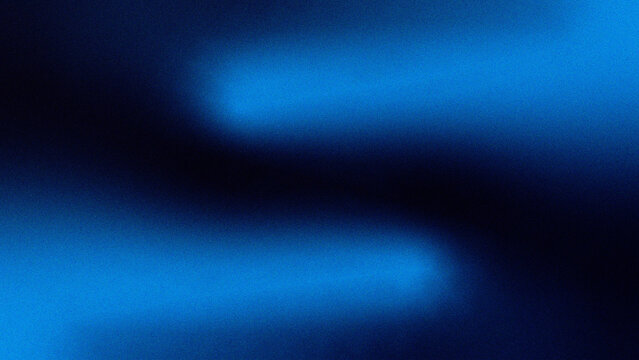 A bright blue abstract background features a digital wave design with dark textures and glowing energy patterns