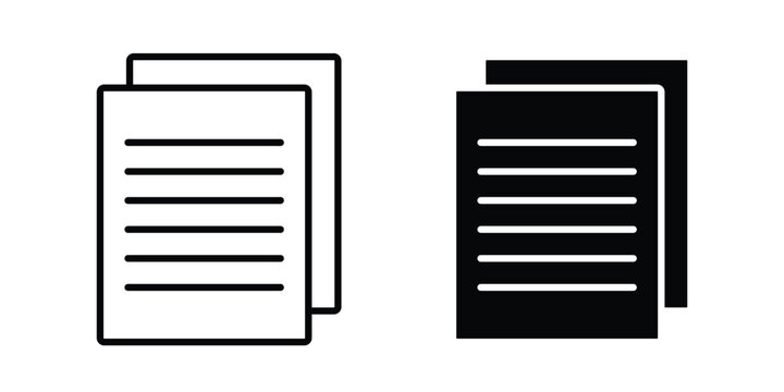 Document papers icon