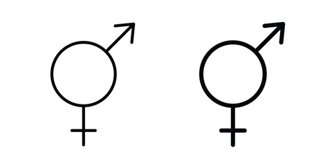 Gender equality icon © Hunt