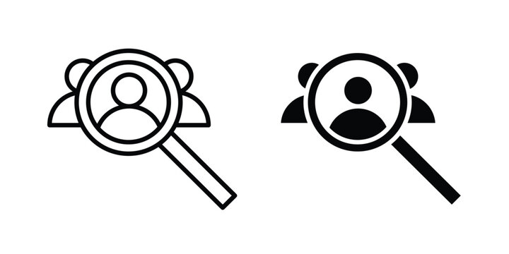 Job candidate icon
