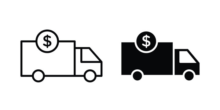 Shipping charges icon