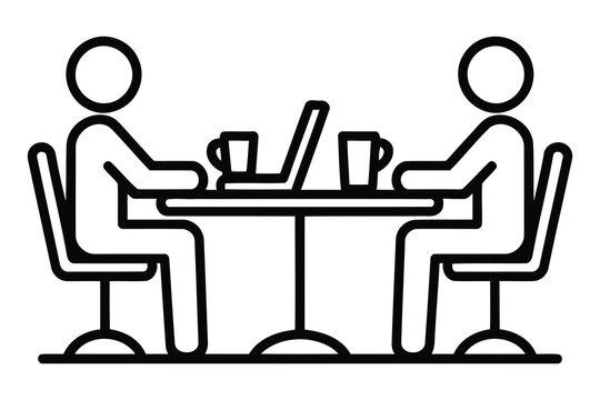 A group of business professionals working together