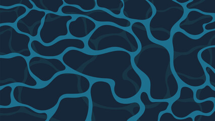 Obraz premium Abstract Blue Background with Flowing Water Wave Pattern Vector Illustration