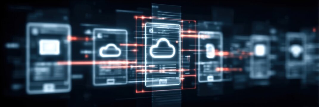 The digital application interface serves as a bridge for the user between the technology system and the expansive cloud based platform.