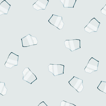 seamless pattern splinter glass broken shard cartoon. fragment crack, jagged debris, splintered shattered splinter glass broken shard sign vector