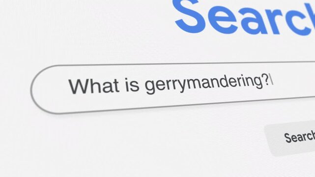 What is gerrymandering Search Prompt