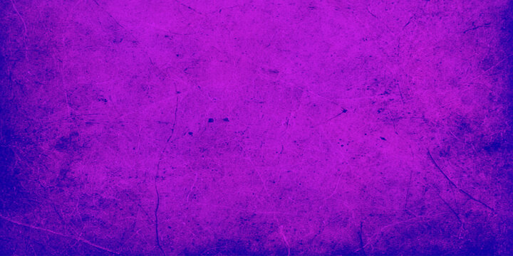 Vibrant vintage purple grunge textured background with scratches and imperfections for creative design projects and artistic use