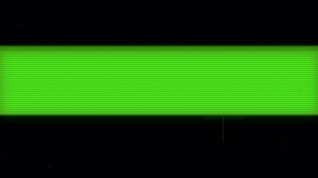 Green Glitch Background CRT Scanline Computer Data Error Animation 4K