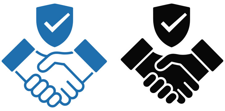 Trust icon set featuring multiple design styles for confidence, security, reliability, verification, customer assurance, and professional brand identity applications, vector, designs