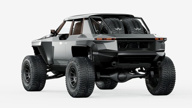 USA &ndash; May 2026: 3D render of Chevrolet Beast Concept 4x4 off-road performance vehicle	
