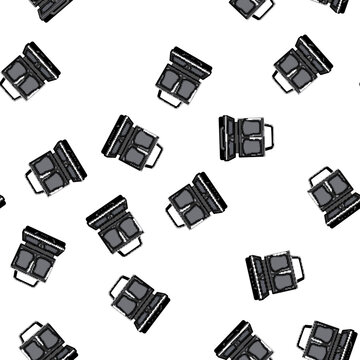 pattern breakfast sandwich maker cartoon. machine fast, bread food breakfast sandwich maker sign vector