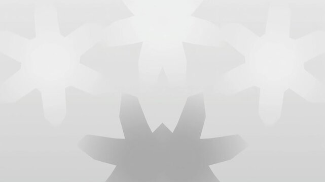 Abstract White Gear Mechanism Background Animation, Futuristic Technology and Industrial Engineering Concept Loop