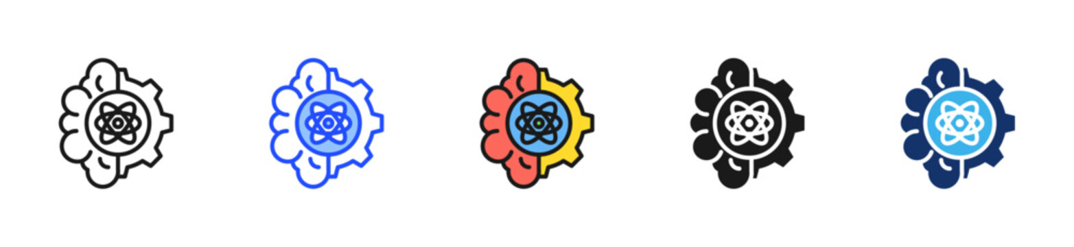 Stem Club Icon Collection With Multiple Styles