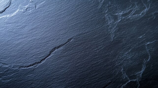 Dark black natural slate rock texture background with rough surface patterns high resolution details.