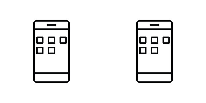 Mobile notch icon