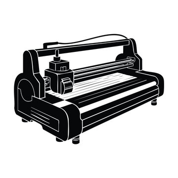 Large format vinyl cutter plotter silhouette for professional signage.
