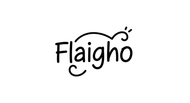 Flaigho logo design brand identity.
