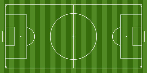 Football or soccer field. Green grass texture vector design. Green line background. © Ach raihan