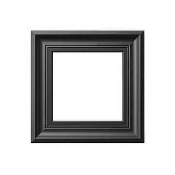 Minimalist black picture frame icon