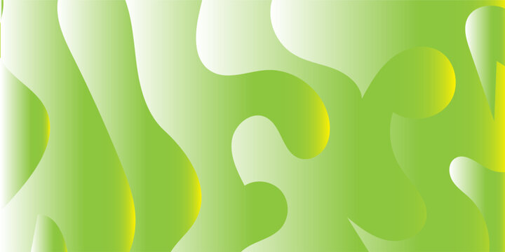 abstrack green fluid wave vector creative background