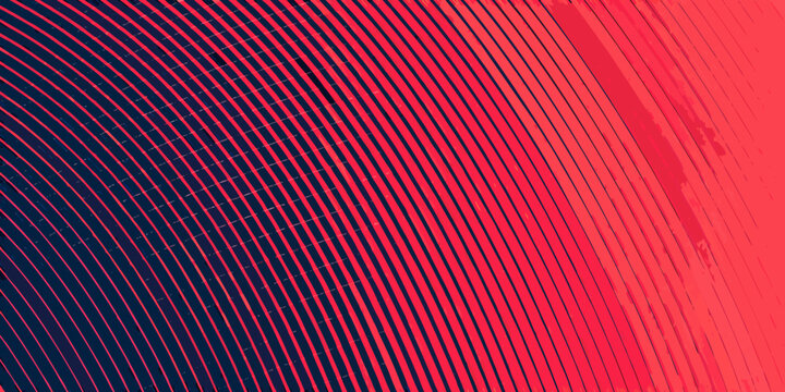 Diagonal lines pattern with red and dark blue gradient a vibrant vector illustration abstract angled