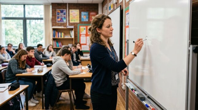 Teaching session classroom educational content learning environment engaging viewpoint knowledge sharing concept
