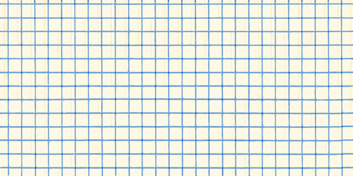 Graph paper pattern with blue grid lines on cream background
