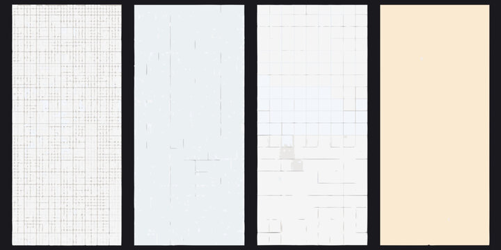Graph paper patterns with varying grid density and light backgrounds