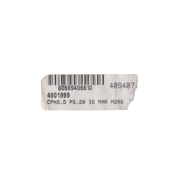 Vintage Barcode Label Sticker