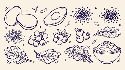 fresh mixed berry fruit pattern, delicious organic berry background, healthy fruit food illustration, fresh fruit harvest berry print, artistic berry fruit set, decorative fresh fruit design, berry fr © Geetaroy