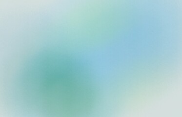 淡いミントグリーンと水色が溶け合うクリーンなノイズグラデーション背景、爽やかでミニマルなWebデザイン素材｜Fresh mint green and light blue blending noise gradient background, clean minimalist abstract art for web design © SUZU
