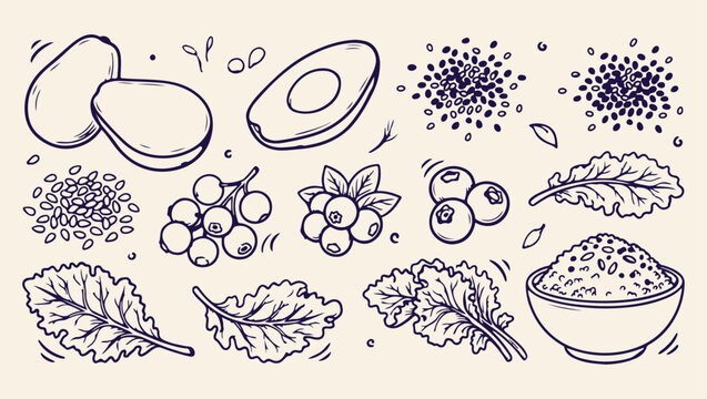 fresh mixed berry fruit pattern, delicious organic berry background, healthy fruit food illustration, fresh fruit harvest berry print, artistic berry fruit set, decorative fresh fruit design, berry fr