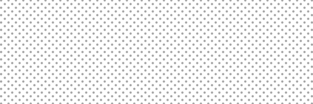 Dotted grid seamless pattern for bullet journal. Black point texture. Black dot grid for notebook paper. Vector illustration on white background.