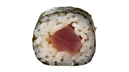 Tuna sushi roll with seaweed and rice © Rowena
