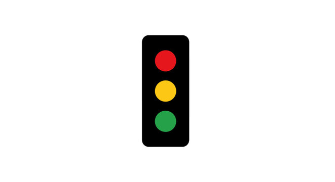 Traffic Light with Red Yellow Green.