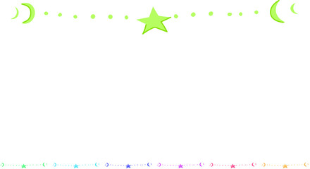 nebula celestial divider border cartoon. eclipse zodiac, constellation orbit, equator meridian nebula celestial divider border sign vector © PikePicture