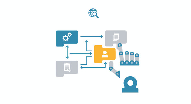 An Illustration Of A Flowchart Or Flowchart That Represents The Process Of Creating