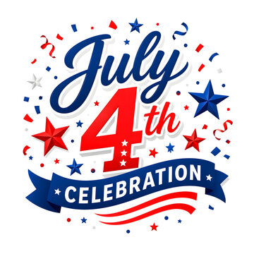 happy 4th of july image pic, happy 4th of july typography