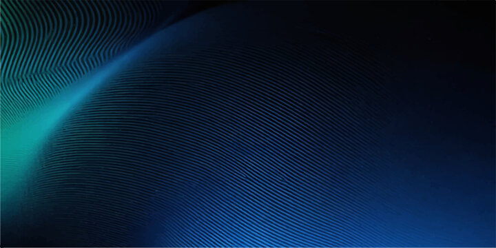 A dark blue abstract background with glowing cyan lines and subtle texture creates a futuristic and technological feel.