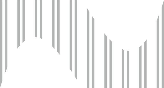 abstract creative grey double line flag pattern art.