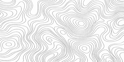 Topographic map lines create an abstract pattern of contour lines that evoke a sense of geographical exploration and scientific data representation. © LumenCraft