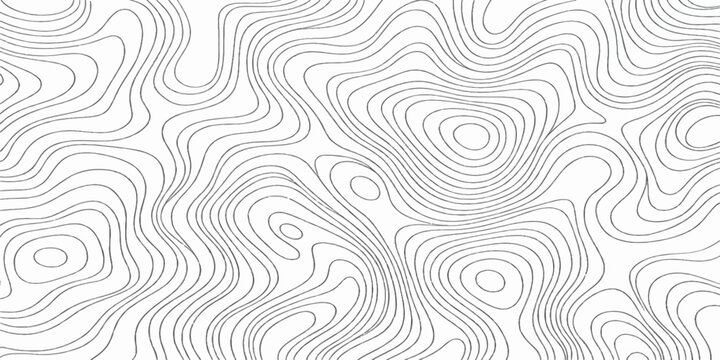 Topographic map lines create an abstract pattern of contour lines that evoke a sense of geographical exploration and scientific data representation.