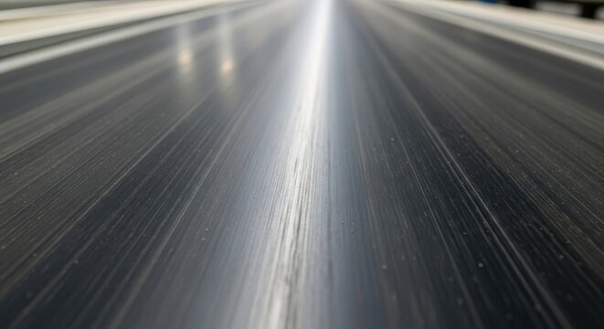 Close-up macro view of a textured rubber conveyor belt surface with industrial appeal