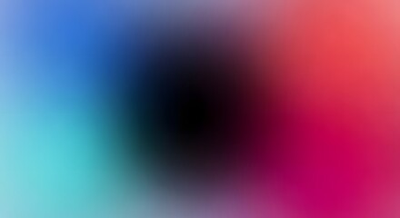 Fototapeta premium Vibrant gradient background with blue black red and teal colors