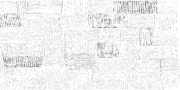 Grunge textured background with abstract rectangular shapes and lines in black and white
